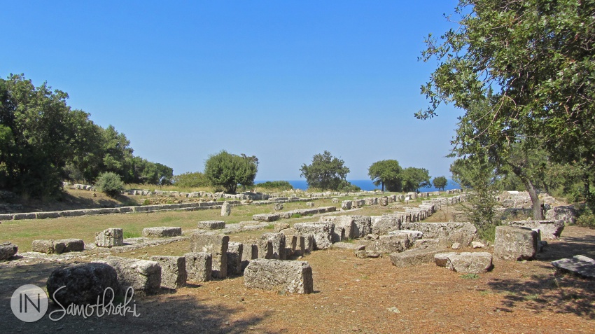 The ancient town of Samothrace