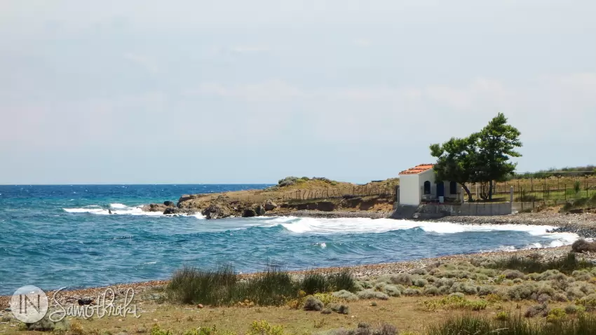 The church of Agia Paraskevi by the sea