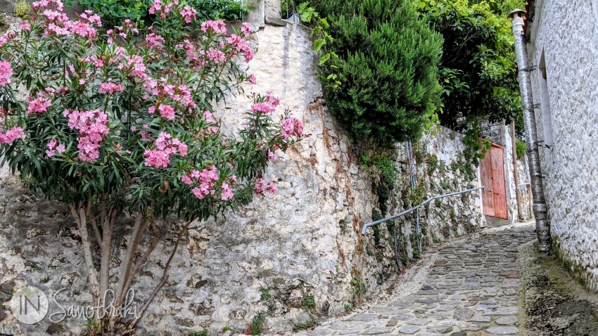 The cobbled streets are full of charm.