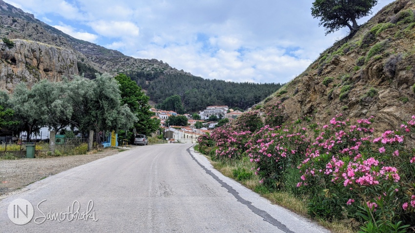 The road from Kamariotissa