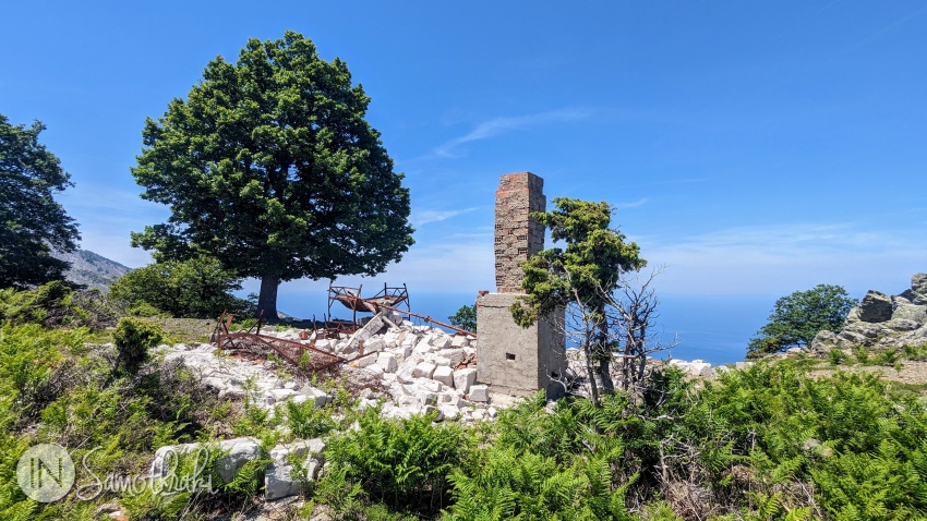 The former mountain refuge on Koufouklio