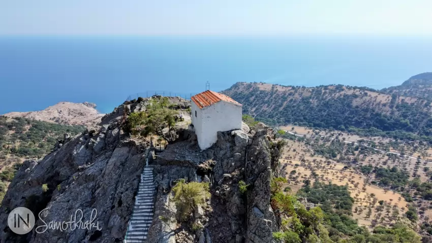 Panagia Krimniotissa, the church on the rock