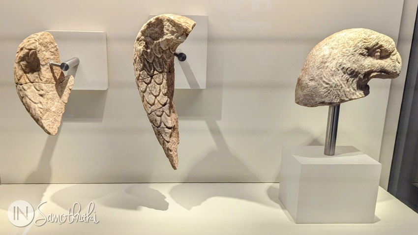 Fragments from the statue of an eagle that decorated the monument of Filip III and Alexander IV