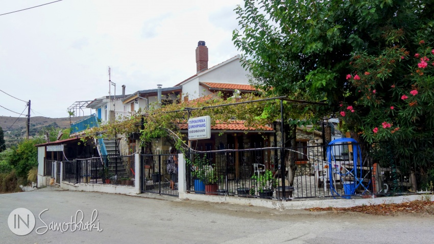 The small cheese factory Papanikolau is in the village of Makrylies