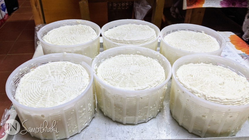 Fresh myzithra, still slightly warm