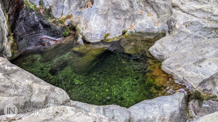 Natural pool on the Gria Vathra River