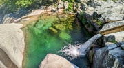 The waterfalls and vathres of Samothraki