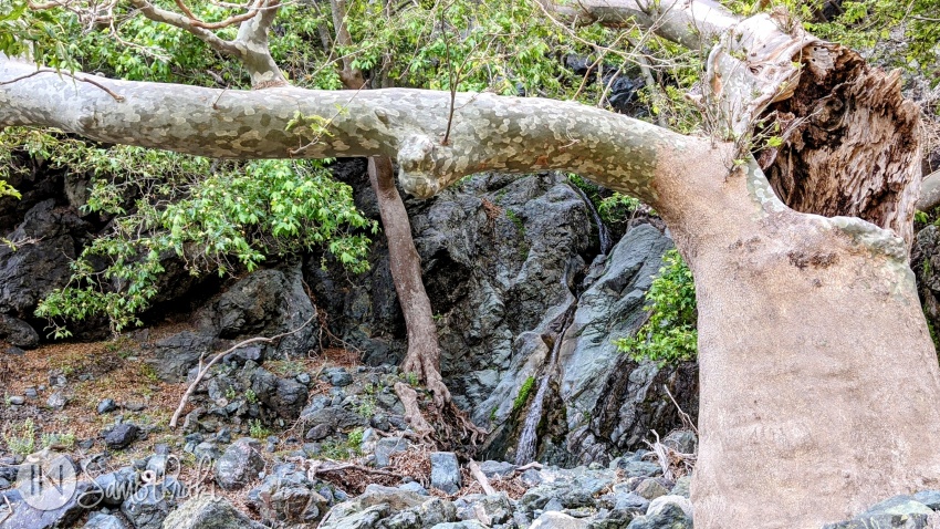 A small waterfall, on Kipos River